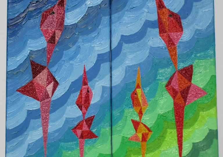 Vogel - Reiher Familie